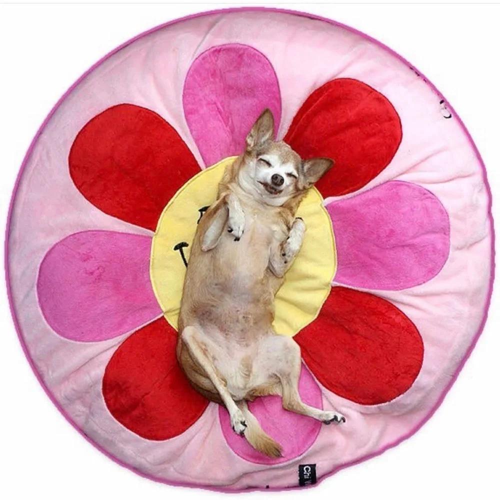 Dog Bed Cover Happy Flower